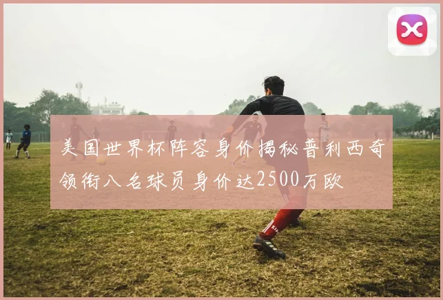 美国世界杯阵容身价揭秘普利西奇领衔八名球员身价达2500万欧